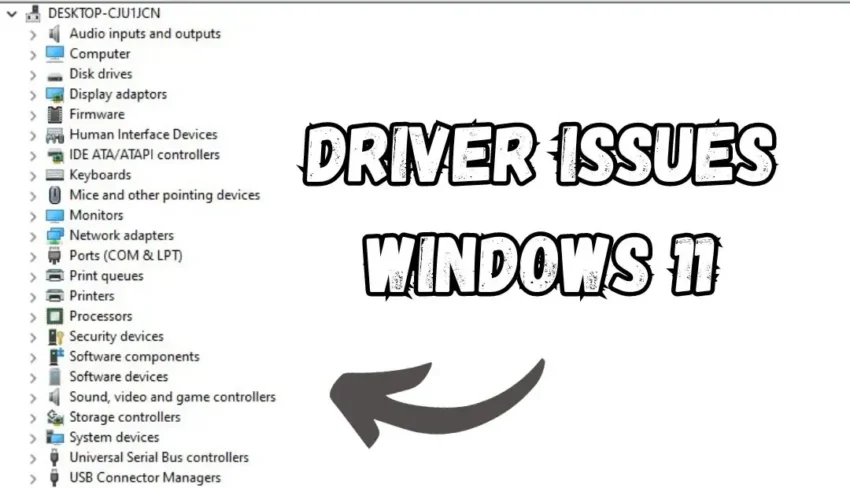 fix driver issues windows 11
