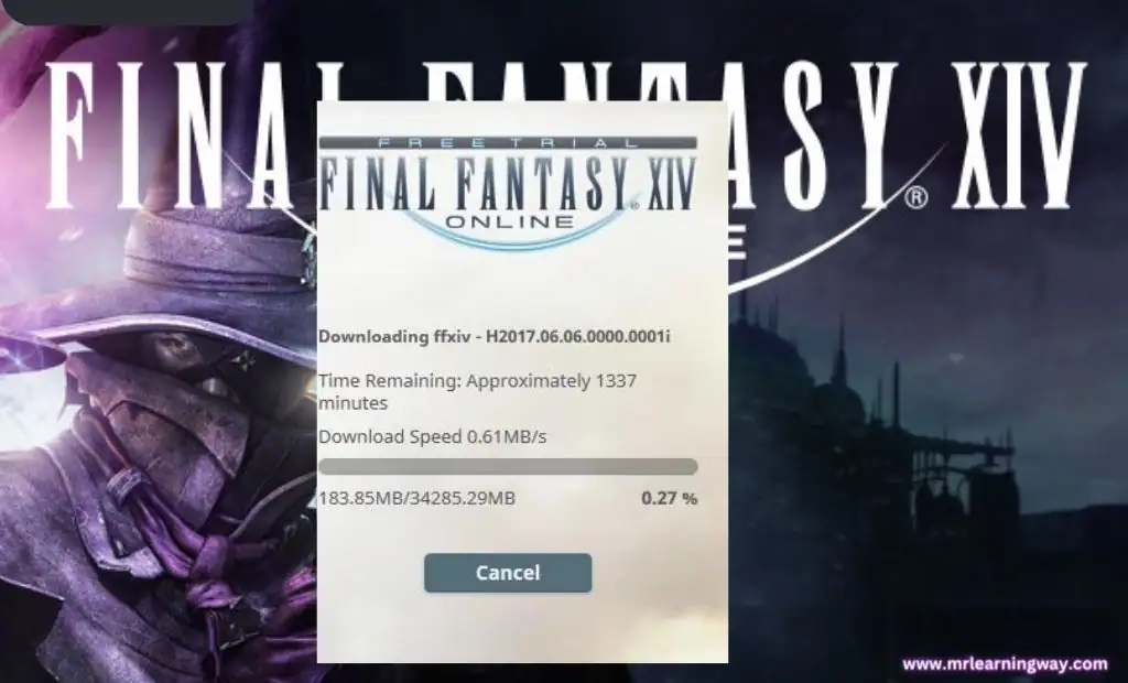 ffxiv slow download