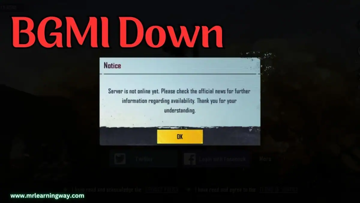 Fix bgmi server down today when will start