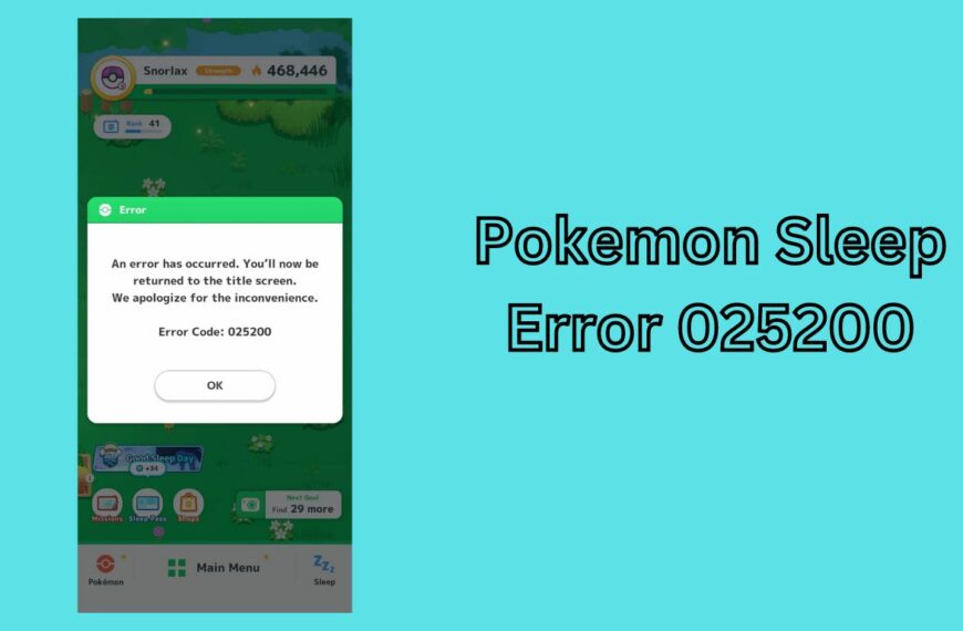 Exploring the Causes of Pokemon Sleep Error 025200