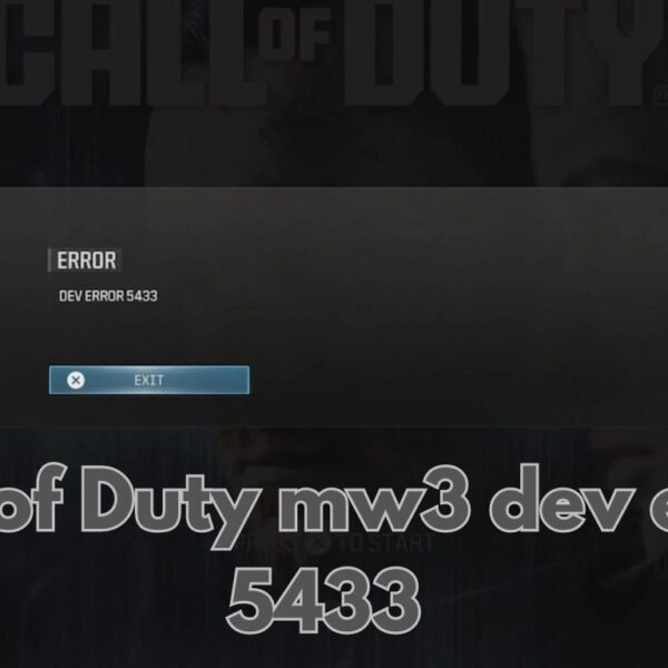 Fixing COD MW3 Dev Error 5433 on PS5: Quick Solution